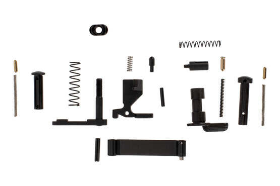 San Tan Tactical AR-15 lower receiver parts kit is a high quality kit without pistol grip or fire control group since you were gonna replace those anyway.